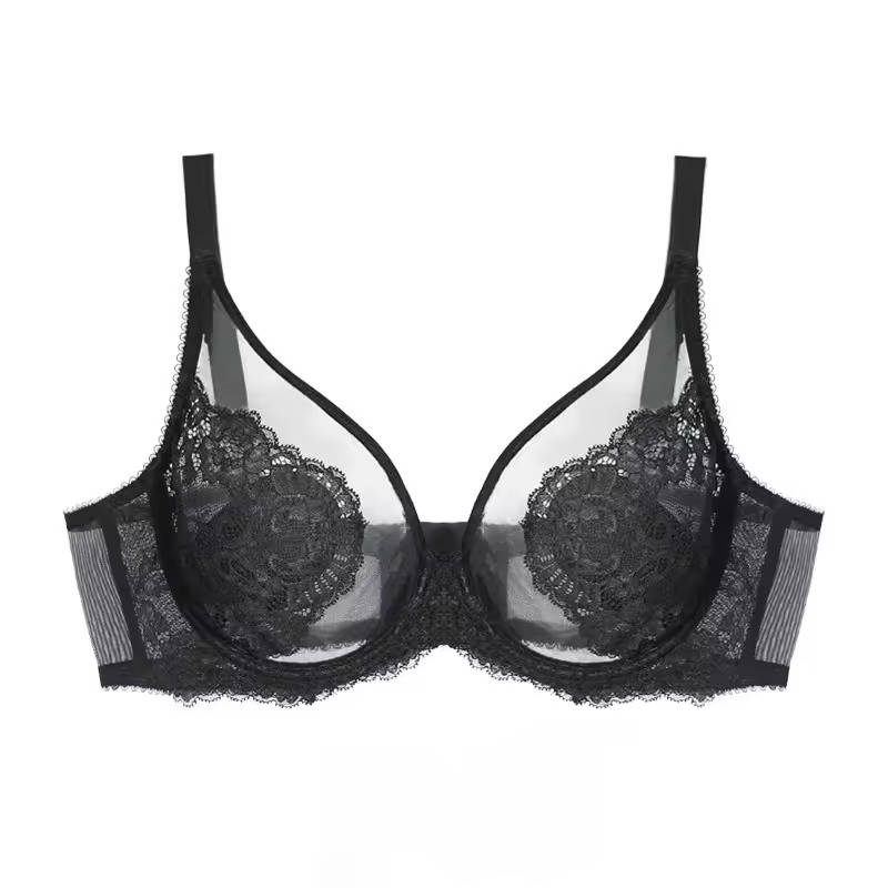 Ultra-thin Small-padded Sexy Gathering Underwire Bra